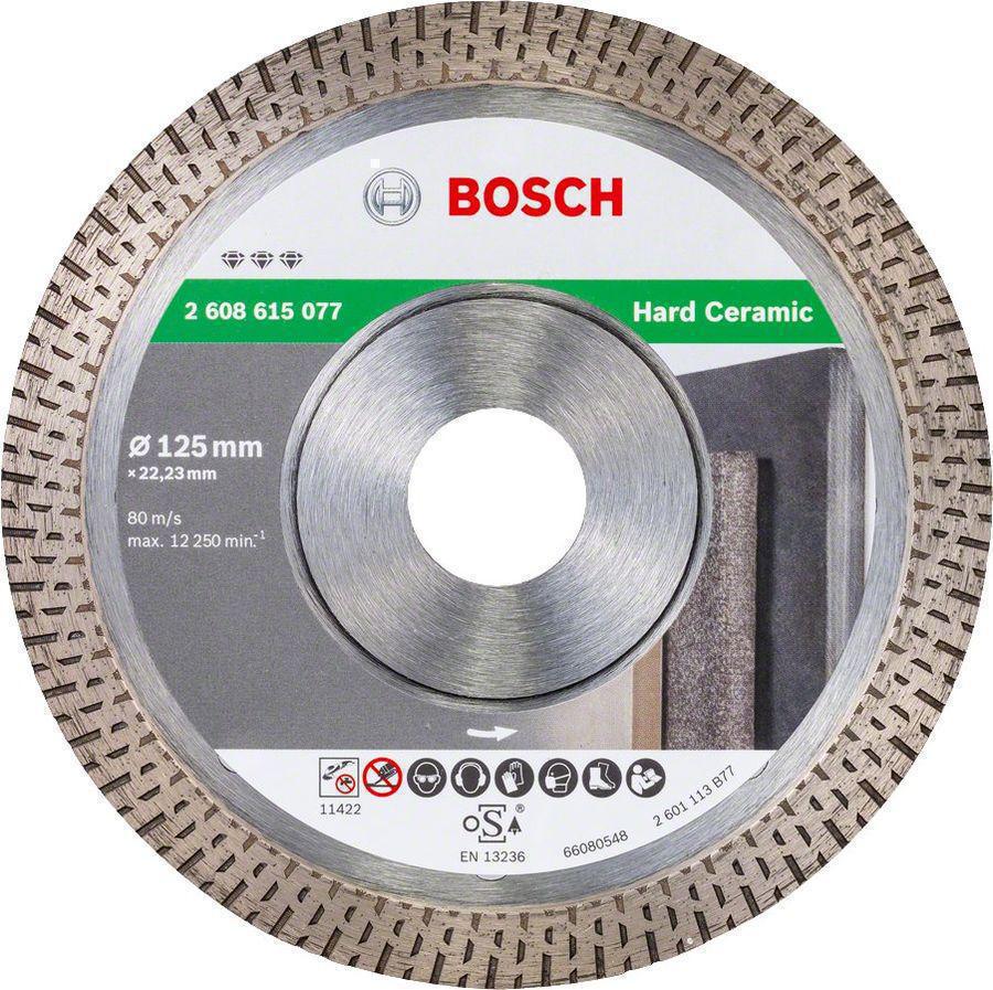 Диск алмазный по керам. Bosch Best (2608615077) d=125мм d(посад.)=22.23мм (угловые шлифмашины) (упак.:1шт)