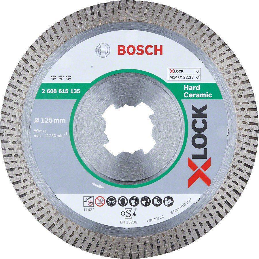 Диск алмазный по керам. Bosch Best (2608615135) d=125мм d(посад.)=22.23мм (угловые шлифмашины) (упак.:1шт)