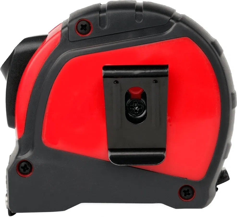 Рулетка строительная Amo R505 дл.полотна 5м изм.шкала в см зацеп простой красный/черный (851650)