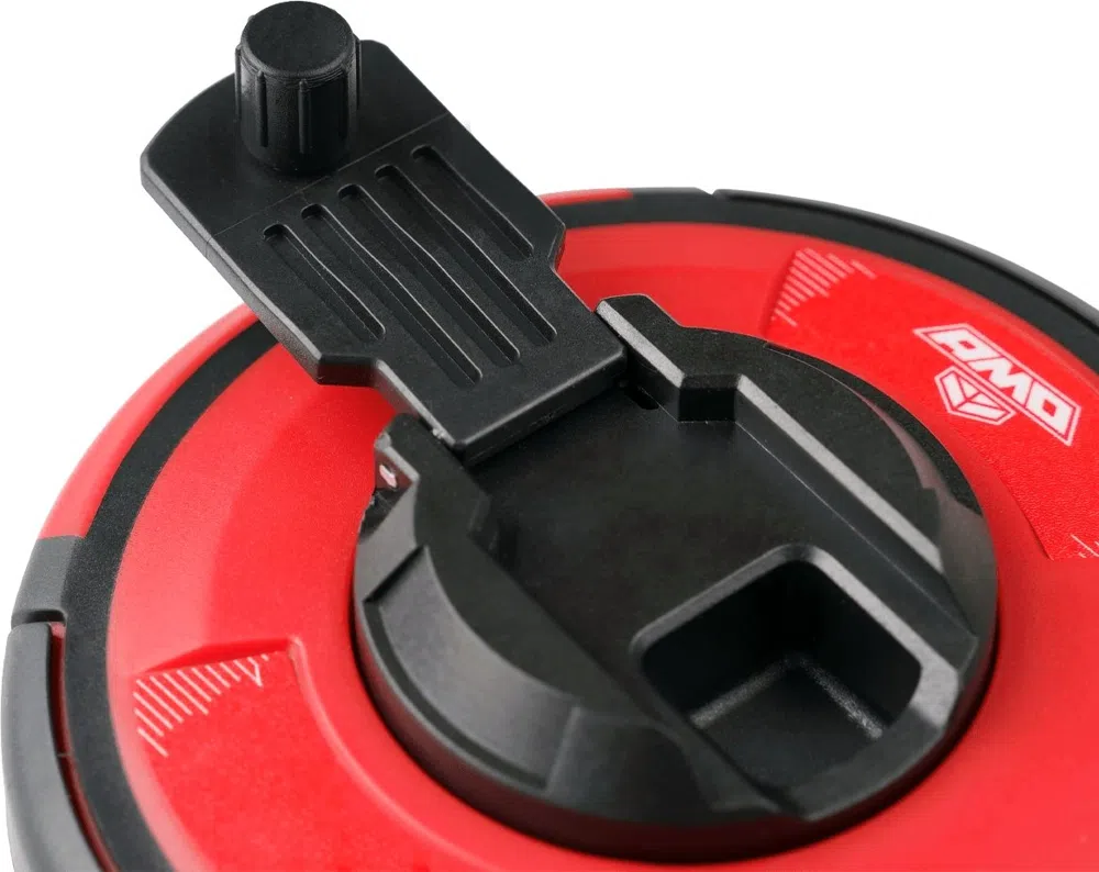 Рулетка строительная Amo R630 дл.полотна 20м изм.шкала в см зацеп простой красный/черный (851605)