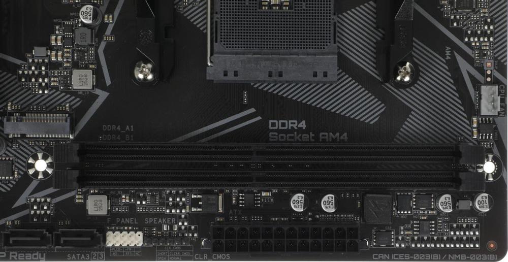 Материнская плата Gigabyte A520M K V2 Soc-AM4 AMD A520 2xDDR4 mATX AC`97 8ch(7.1) GbLAN RAID+VGA+HDMI
