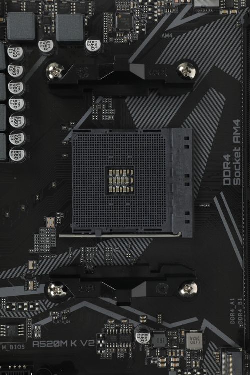 Материнская плата Gigabyte A520M K V2 Soc-AM4 AMD A520 2xDDR4 mATX AC`97 8ch(7.1) GbLAN RAID+VGA+HDMI