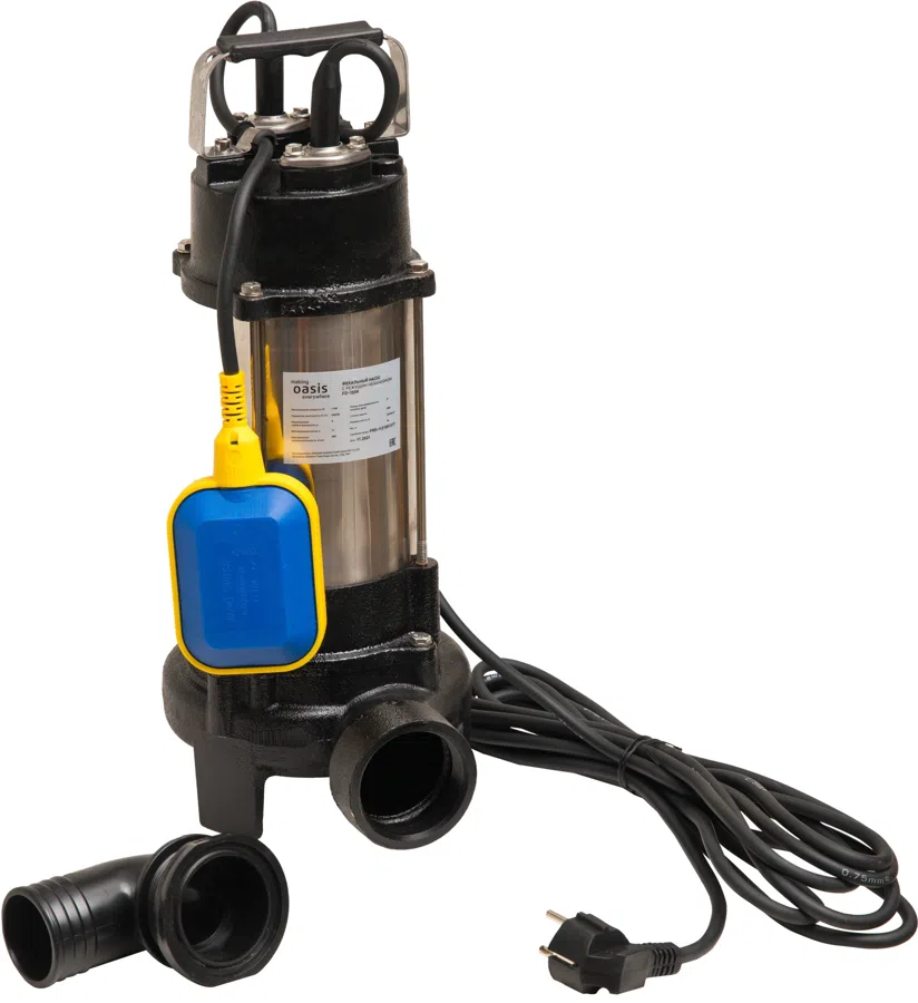 Насос фекальный Oasis FS-180R 1800Вт 21000л/час центробежный
