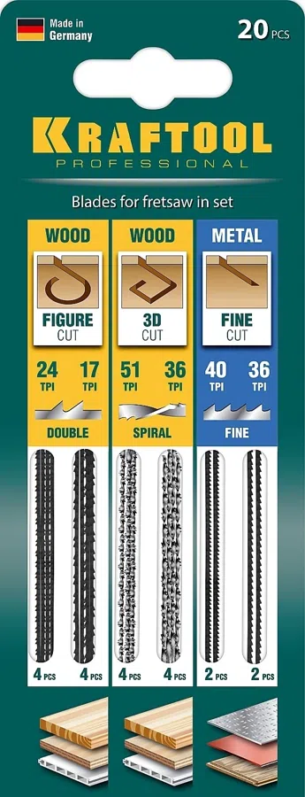 Набор пилок универс. Kraftool 15348-H20_z02 20пред. (лобзики)
