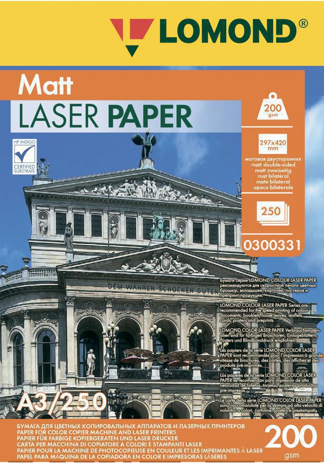 Бумага Lomond Ultra DS Matt CLC 0300331 A3/200г/м2/250л./белый матовое/матовое для лазерной печати