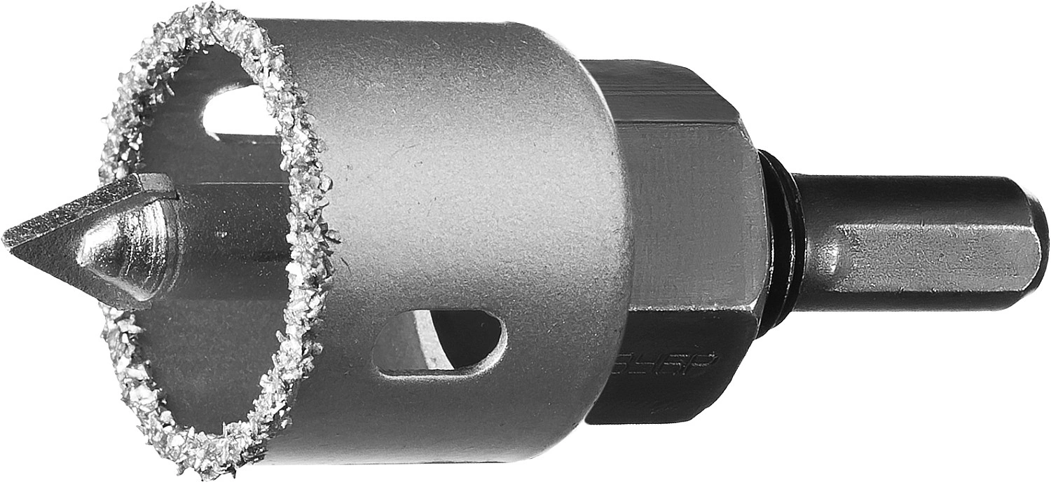 Коронка Зубр 33360-032_z01 по бет/кирп Д=32мм (1пред.) для дрелей/перфораторов
