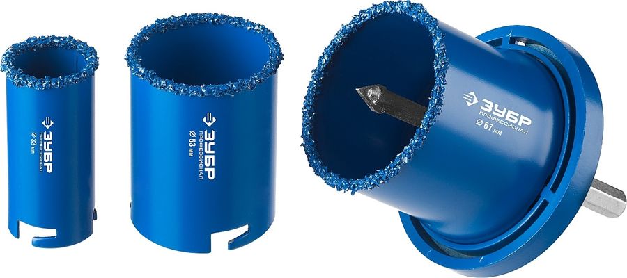 Набор коронок Зубр 33350-H5 для монт.гипсок. (5пред.) для дрелей/перфораторов