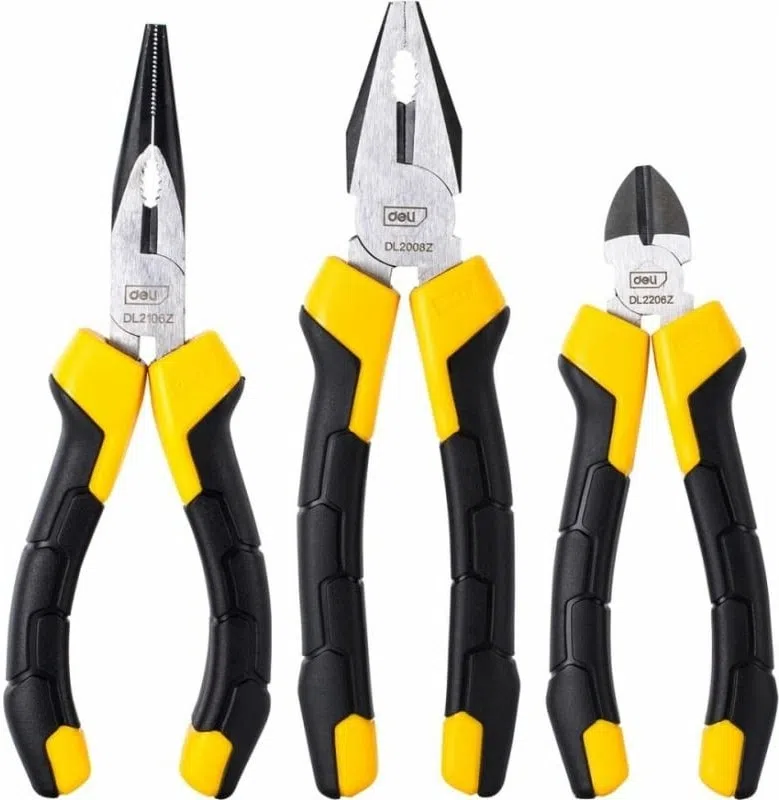 Набор инструментов Deli DL2008Z-3 диэлектр.покр.