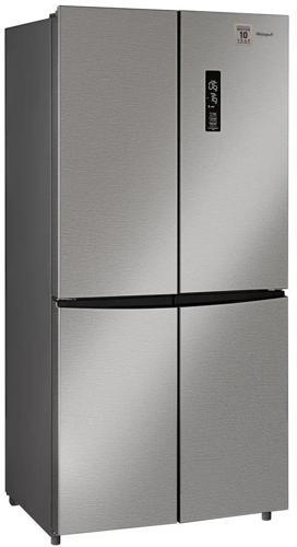 Холодильник Weissgauff WCD 450 X NoFrost Inverter 2-хкамерн. нержавеющая сталь инвертер