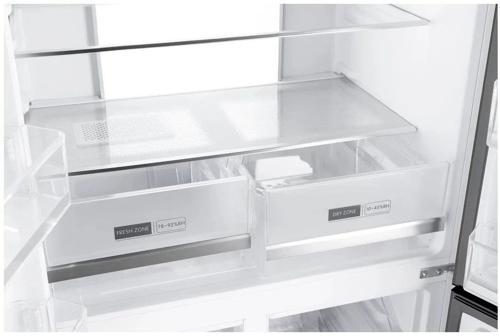 Холодильник Weissgauff WCD 450 X NoFrost Inverter 2-хкамерн. нержавеющая сталь инвертер