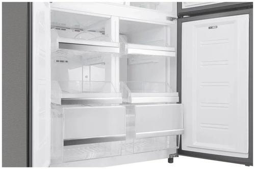 Холодильник Weissgauff WCD 450 X NoFrost Inverter 2-хкамерн. нержавеющая сталь инвертер