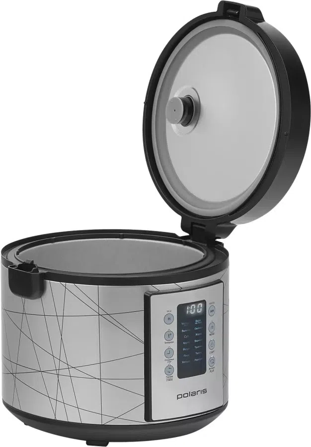 Мультиварка Polaris IQ Home PMC 5020 Wi Fi 5л 750Вт серебристый/черный