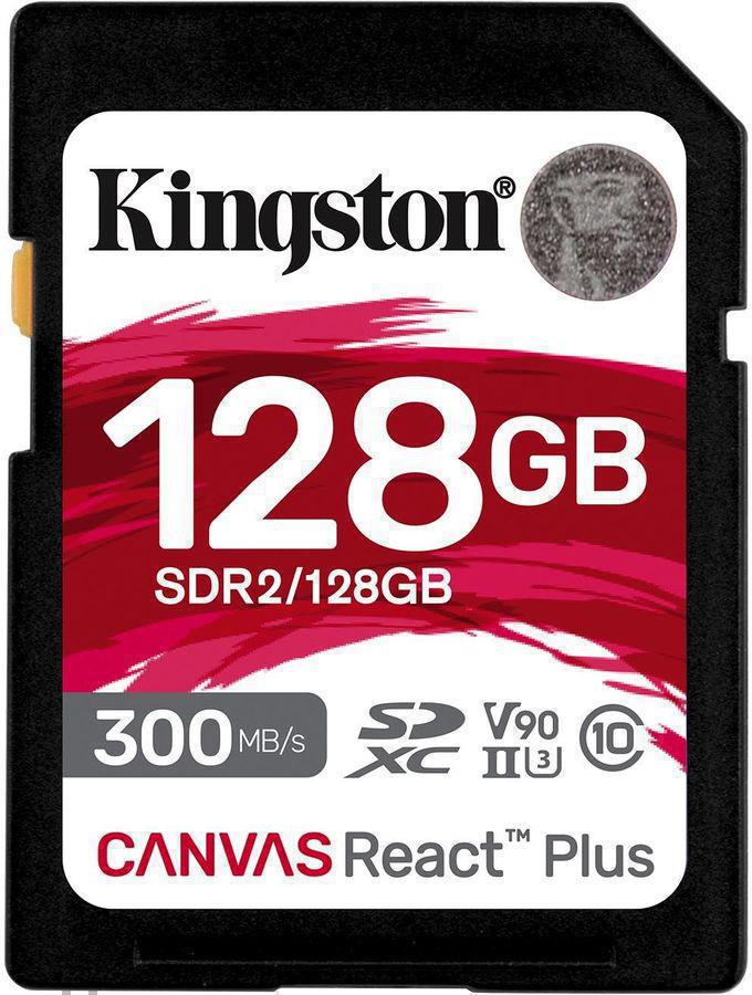 Флеш карта SDXC 128GB Kingston SDR2/128GB Canvas React Plus w/o adapter
