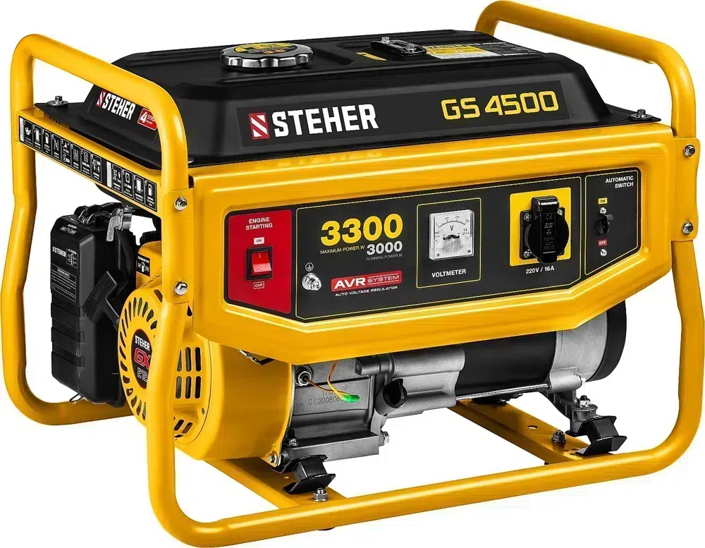 Генератор Steher GS-4500 3.3кВт