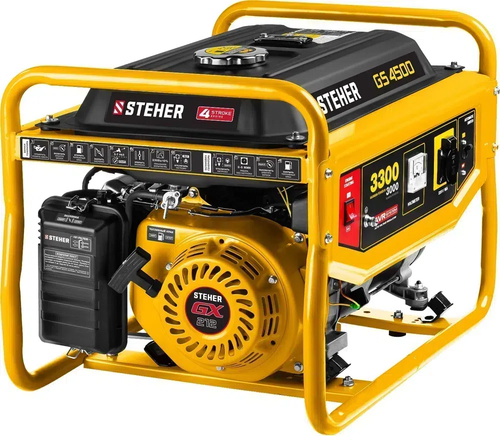 Генератор Steher GS-4500 3.3кВт