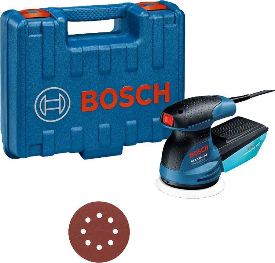 Эксцентриковая шлифовальная машина Bosch GEX 125-1 AE 250Вт