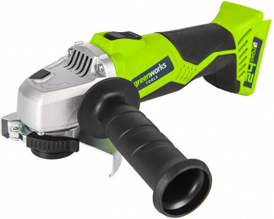Углошлифовальная машина Greenworks GD24AGK4 10500об/мин рез.шпин.:M14 d=125мм (3200207UB)