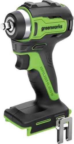 Гайковерт Greenworks G24IW200 аккум. патрон:квад.3/8" (3803607)