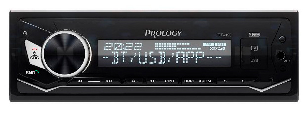 Автомагнитола Prology GT-120 1DIN 4x55Вт v4.2 (PRGT120)