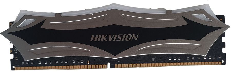 Память DDR4 16Gb 3200MHz Hikvision HKED4161DAA2D2ZA4/16G U100 RGB RTL Gaming PC4-25600 CL16 DIMM 288-pin 1.35В с радиатором Ret