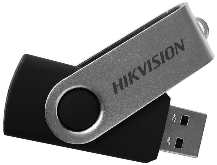 Флеш Диск Hikvision 16Gb M200 HS-USB-M200S/16G/U3 USB3.0 серебристый/черный