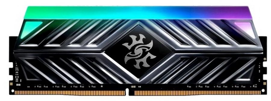 Память DDR4 16GB 3200MHz A-Data AX4U320016G16A-ST41 XPG Spectrix D41 RGB RTL Gaming PC4-25600 CL16 DIMM 288-pin 1.35В dual rank с радиатором Ret