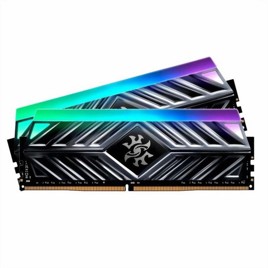 Память DDR4 2x8GB 3200MHz A-Data AX4U32008G16A-DT41 XPG Spectrix D41 RGB RTL Gaming PC4-25600 CL16 DIMM 288-pin 1.35В kit с радиатором Ret