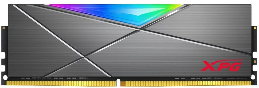 Память DDR4 8GB 3600MHz A-Data AX4U36008G18I-ST50 XPG Spectrix D50 RGB RTL Gaming PC4-28800 CL18 DIMM 288-pin 1.35В single rank с радиатором Ret