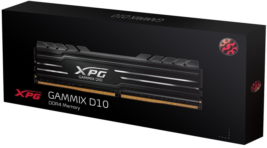 Память DDR4 16GB 3600MHz A-Data AX4U360016G18I-SB10 XPG Gammix D10 RTL Gaming PC4-28800 CL18 DIMM 288-pin 1.2В Ret