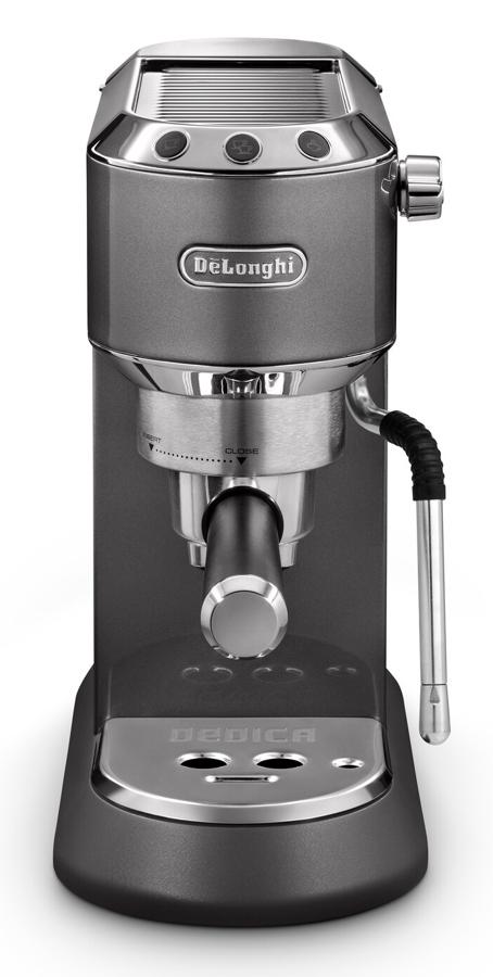 Кофеварка рожковая Delonghi EC885.GY 1300Вт серый