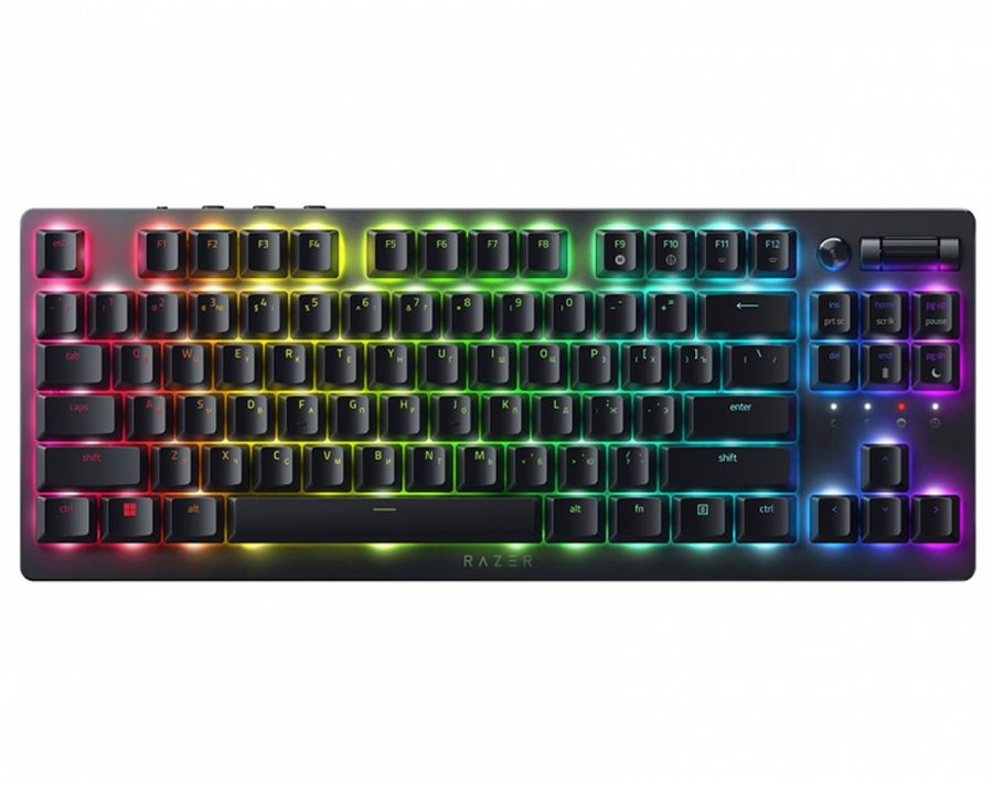 Клавиатура Razer DeathStalker V2 Pro TKL механическая черный USB беспроводная BT/Radio Multimedia for gamer LED (RZ03-04370800-R3R1)