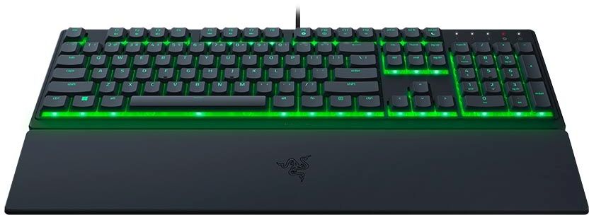 Клавиатура Razer Ornata V3 X черный USB for gamer LED (подставка для запястий) (RZ03-04470800-R3R1)