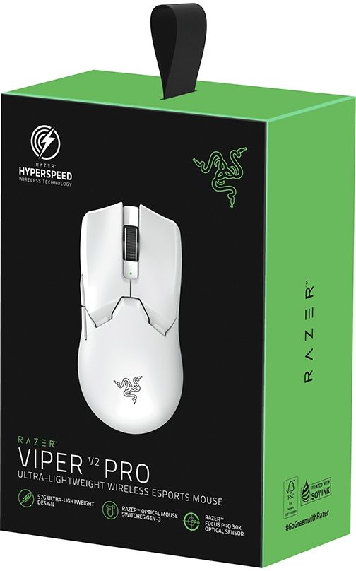 Мышь Razer Viper V2 Pro белый оптическая (30000dpi) беспроводная USB (4but)