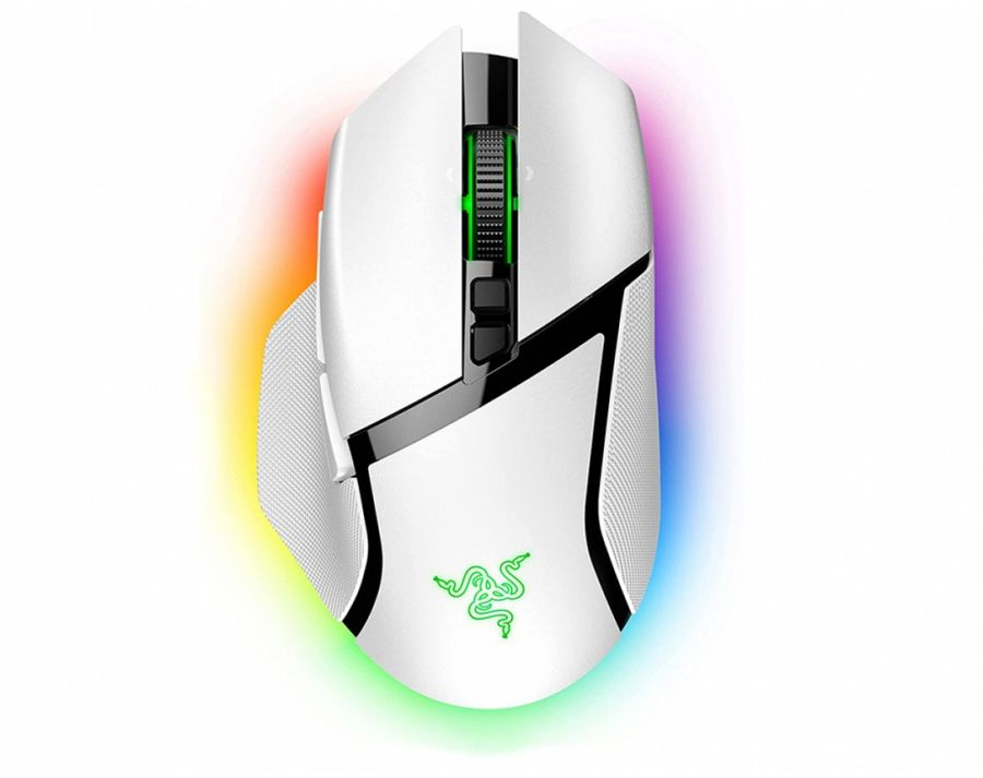 Мышь Razer Basilisk V3 Pro белый оптическая (30000dpi) беспроводная BT/Radio USB (7but)