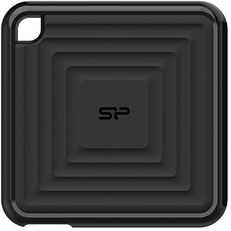 Накопитель SSD Silicon Power USB-C 1Tb SP010TBPSDPC60CK PC60 1.8" черный