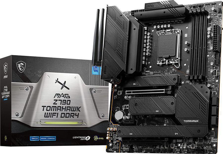 Материнская плата MSI MAG Z790 TOMAHAWK WIFI DDR4 Soc-1700 Intel Z790 4xDDR4 ATX AC`97 8ch(7.1) 2.5Gg RAID+HDMI+DP