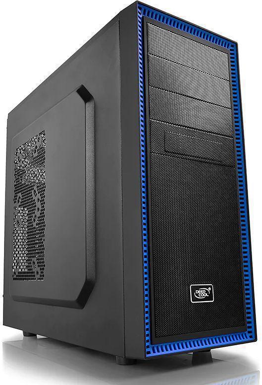 Корпус Deepcool Tesseract BF черный/синий без БП ATX 6x120mm 1xUSB2.0 1xUSB3.0 audio bott PSU