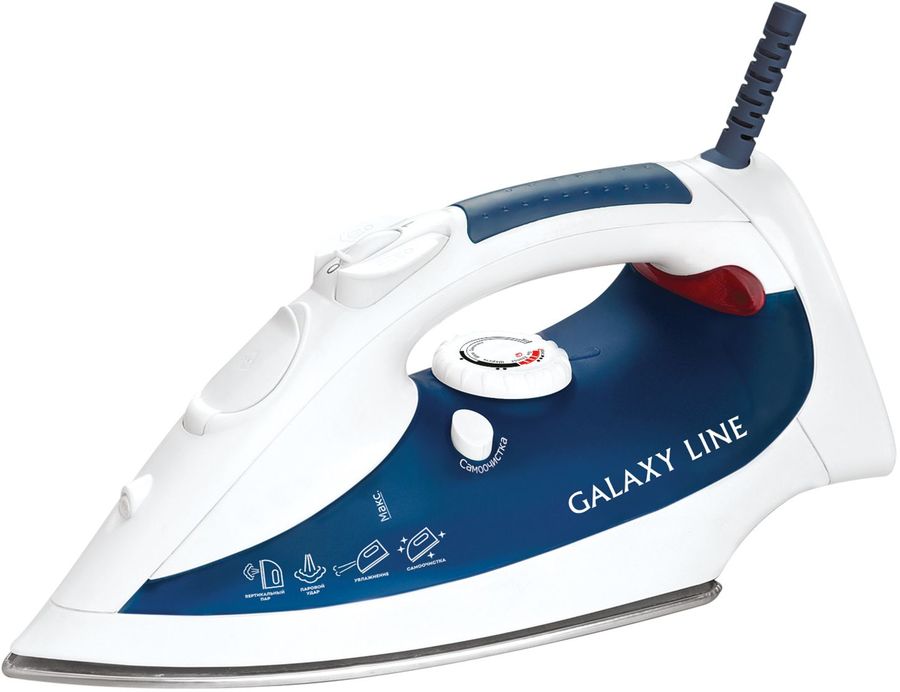 Утюг Galaxy Line GL6102 2000Вт синий/белый