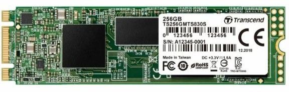 Накопитель SSD Transcend SATA-III 256GB TS256GMTS830S 830S M.2 2280 1.33 DWPD