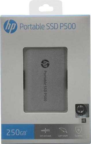 Накопитель SSD HP USB-C 250Gb 7PD51AA#ABB 2.5" серебристый USB