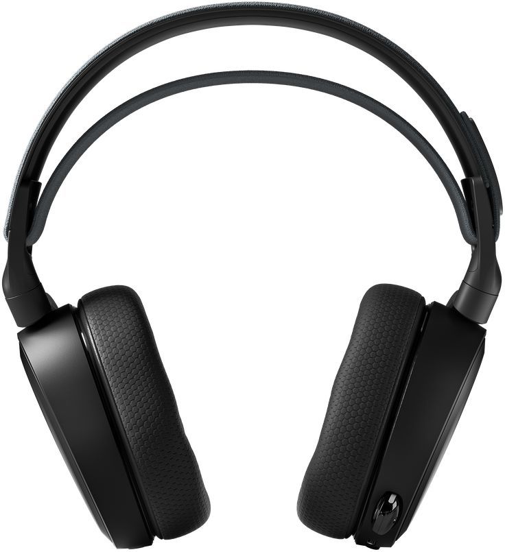 Наушники с микрофоном Steelseries Arctis 7+ черный мониторные Radio оголовье (61470)