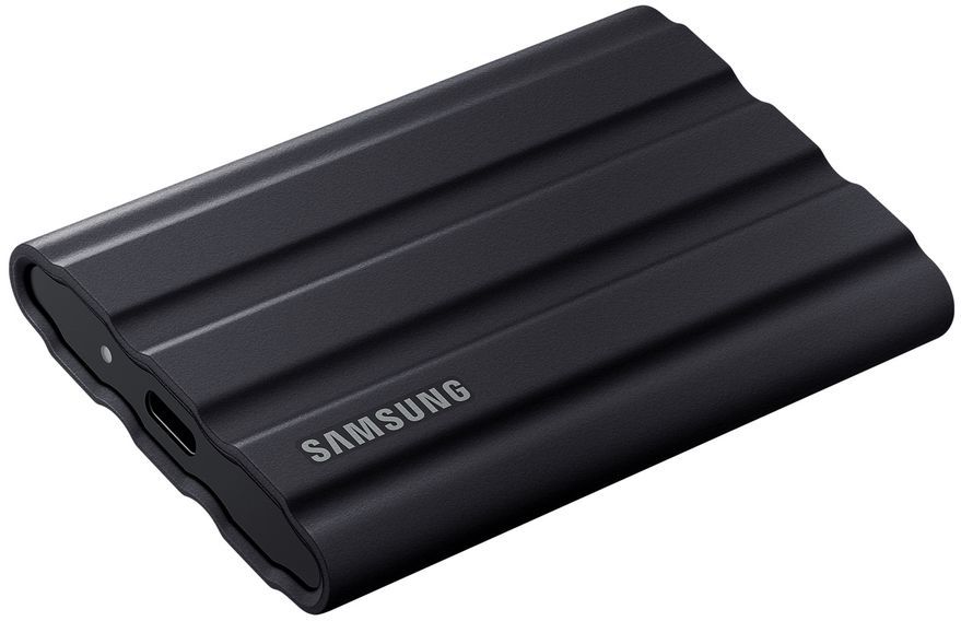 Накопитель SSD Samsung Original USB-C 1Tb MU-PE1T0S/WW Shield T7 1.8" черный