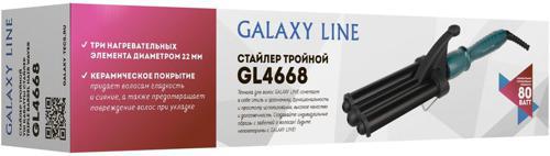 Мульти-Стайлер Galaxy Line GL 4668 80Вт серый/черный макс.темп.:210С покрытие:керамическое (ГЛ4668Л)