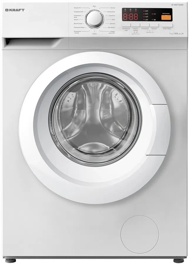 Стиральная машина Kraft KF-MD 7104 W класс: A загр.фронтальная макс.:7кг белый