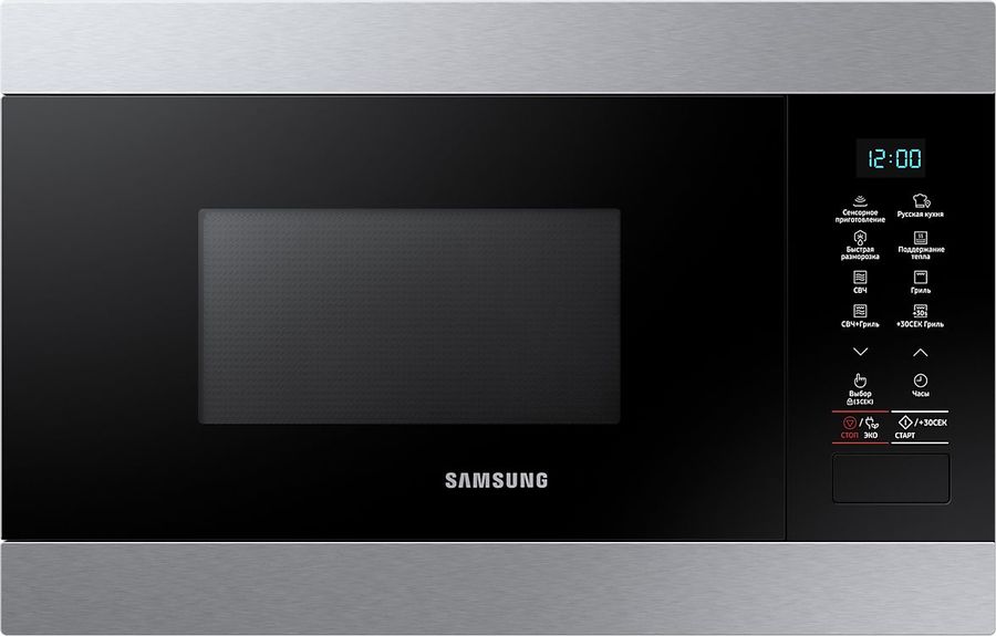 Микроволновая печь Samsung MG22M8074AT/BW 22л. 850Вт серебристый (встраиваемая)