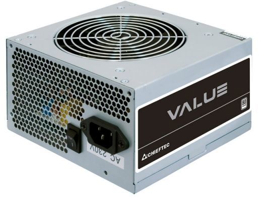 Блок питания Chieftec ATX 600W VALUE APB-600B8 80+ (20+4pin) APFC 120mm fan 4xSATA