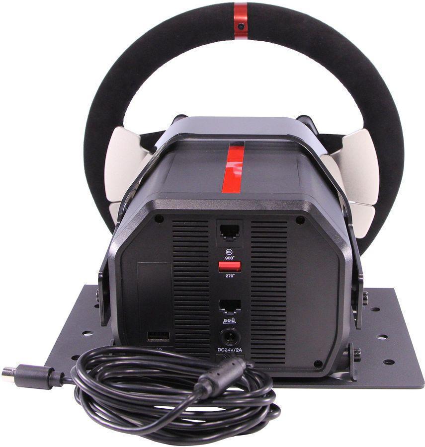 Руль Artplays V-1600 Pro Force Feedback 11кноп. (с педалями) черный