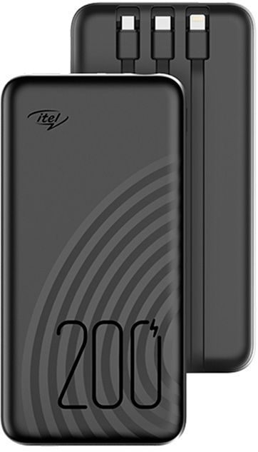 Мобильный аккумулятор Itel Super Slim Star100C 10000mAh 2.1A черный