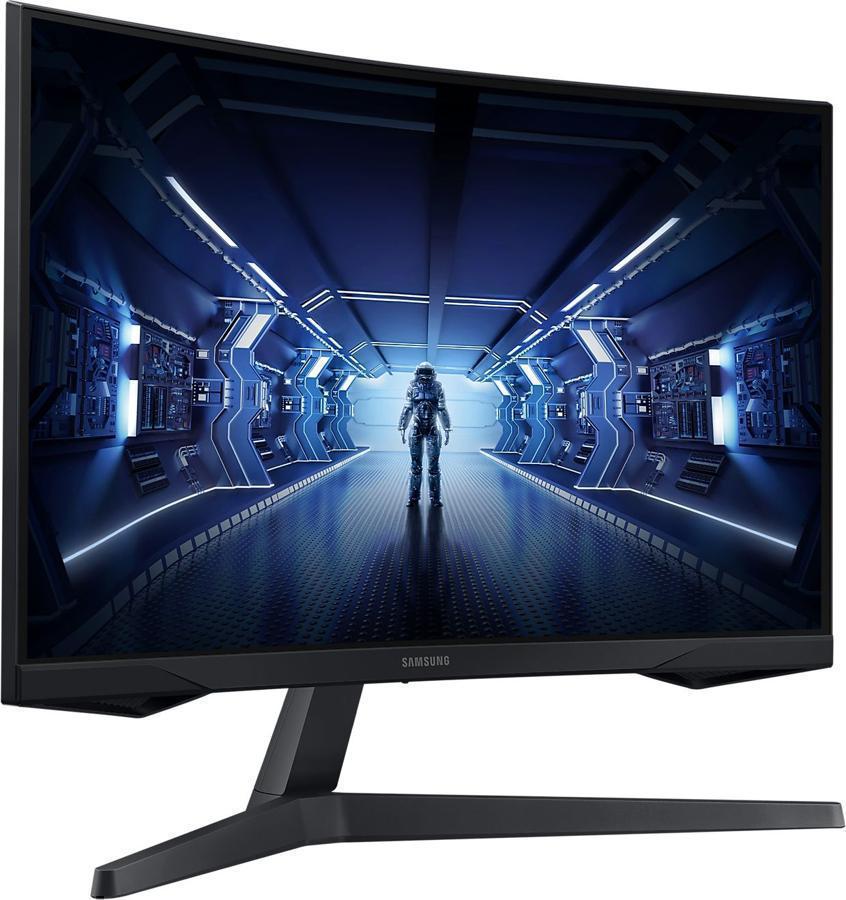 Монитор Samsung 27" Odyssey G5 C27G55TQ черный VA LED 1ms 16:9 HDMI матовая 250cd 178гр/178гр 2560x1440 144Hz FreeSync Premium DP WQ 4.5кг