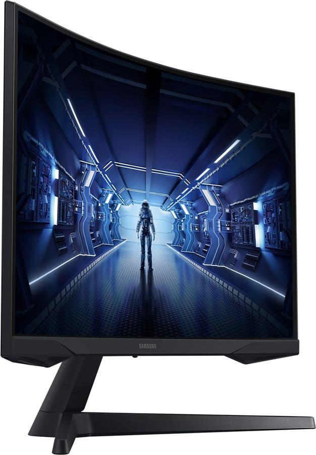 Монитор Samsung 27" Odyssey G5 C27G55TQ черный VA LED 1ms 16:9 HDMI матовая 250cd 178гр/178гр 2560x1440 144Hz FreeSync Premium DP WQ 4.5кг